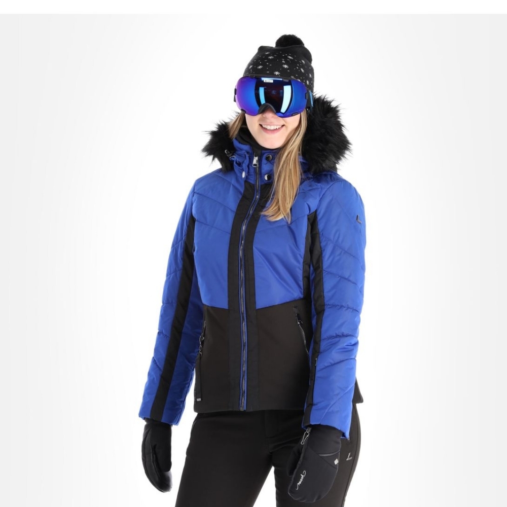 NWT Luhta Kurula Ski Jacket Women l Blue and Black